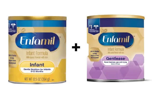 Can I Use Both Enfamil Newborn and Gentlease?