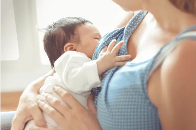 Baby movement while breastfeeding
